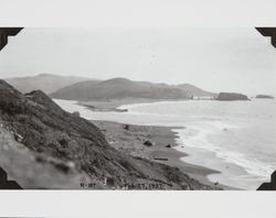 Mouth and estuary of the Russian River, February 27, 1937