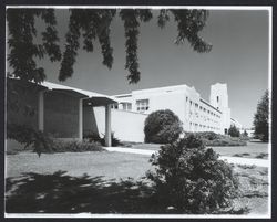 Entrance to Kelly Institute at Memorial Hospital, Santa Rosa, California, 1963