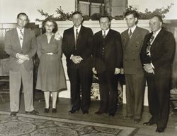 Officers of the Petaluma Cinema Club, Petaluma, California, Dec. 11, 1946