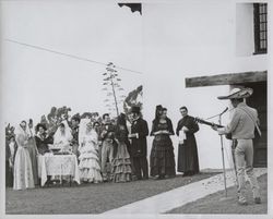 Reenactment of the Vallejo and Haraszthy double wedding at the Valley of the Moon Vintage Festival