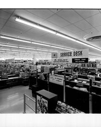 Interior view of K-mart Discount Department Store