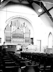 Interior views of the Congregational Church