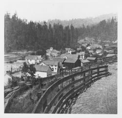 Looking southwest from near the French House in Guerneville