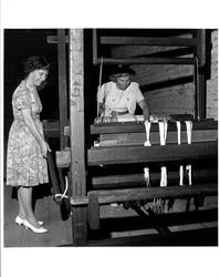 Weaving at the Old Adobe Fiesta, Petaluma, California, 1963-1968