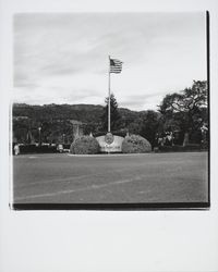 Flagpole at Italian Swiss Colony, Asti, California, 1977