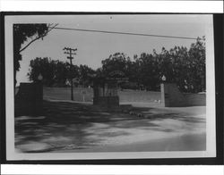 Entrance to U.S. Army Two Rock Ranch Station, Two Rock, California, 1954