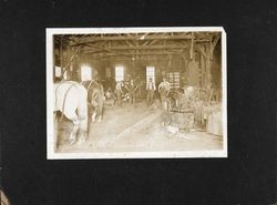 Unidentified Sonoma County blacksmith shop