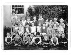 Children of Guerneville School's third grade, Guerneville, California, 1931