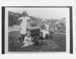 Maxine, Bill, Karl and Pete Kortum, Petaluma, California, 1930