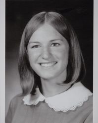 Portrait of Patryce Fay Moore, Petaluma, California, about 1967