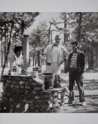 Chicken Reelers, a square dance group, have a picnic at Quincy, California, 1952