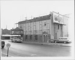 Renovating the California Theatre, Petaluma, California, 1958