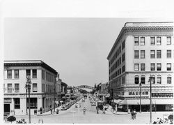 Looking north on Mendocino from Fourth Street