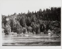 Streets of Guerneville during flood of Dec. 1937