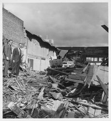 Dismantling Ott's Stationery Store, Petaluma, Calif., summer, 1966