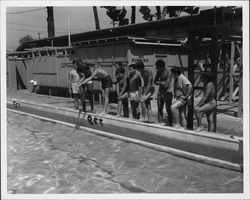 City Municipal Pool, Santa Rosa, California, 1954