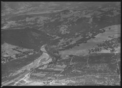 Aerial view of the Russian River