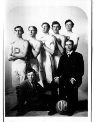 Petaluma High School basketball team, Petaluma, California, 1908