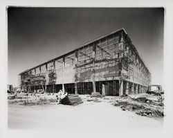 Erecting Penney's Department Store at Coddingtown Mall., Santa Rosa, California, 1967