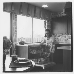 Kitchen of a Young America home, Rohnert Park , California, 1971