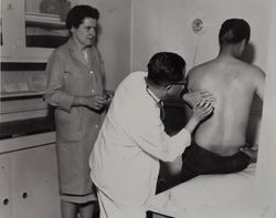 St. Anthony's Free Medical Clinic, 150 Golden Gate Avenue, San Francisco, California, about 1962