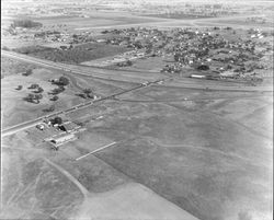 Aerial photographs of Wright Road and Highway 12, Santa Rosa, California, 1966