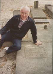 Tombstone of William F. Humphrys, Cypress Hill Cemetery, Petaluma, California, April 1990