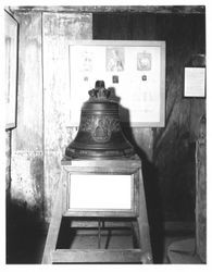 Russian bell at Fort Ross, California, 1955