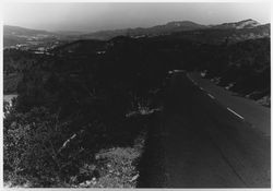 Valley of the Moon and Mayacaamas Range from Trinity Road, Glen Ellen, California, 1960s or 1970s