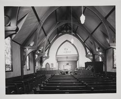Interior of Baptist Church