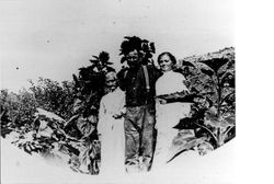 Jim Bones with wife Minnie and mother in-law