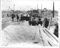 4th Street looking east from B Street, Santa Rosa, California, 1906