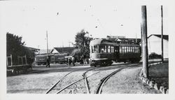 Last scheduled passenger run from Sebastopol to Santa Rosa via the Petaluma & Santa Rosa Railroad, June 30, 1932