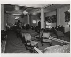 Occidental Hotel lobby, Santa Rosa, California, 1938
