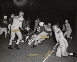 Touchdown during Petaluma Leghorn game against the Rams