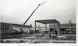 Main floor library construction