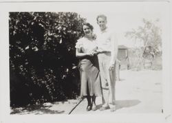Clarence and Bruna Urton, in 1927 or 1928
