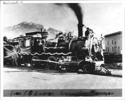 Engine no. 16 at B Street Station