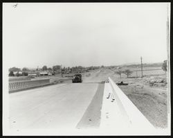 Highway 101 under construction through Petaluma