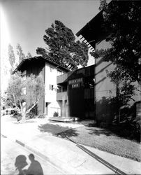 Entrance to the Creekside Park Apartments, Santa Rosa, California, 1965