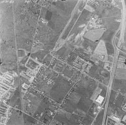 Aerial views of Coddingtown Airport and surrounding northwest Santa Rosa