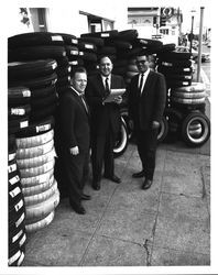 Tires at Bishop Hansel Ford, Santa Rosa, California, 1963