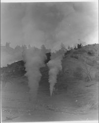 View of geysers