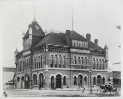 Healdsburg Library and City Hall, Healdsburg, California, 1890