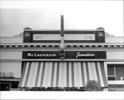 Architectural detail on McLaughlin Jewelers Building