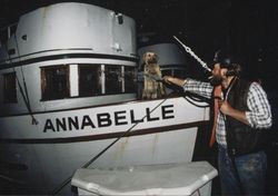 Ship "Annabelle" at Spud Point Marina, Bodega Bay, California, September 1985