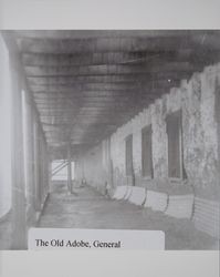 Old adobe at the Petaluma Adobe State Historic Park before restoration, Petaluma, California, photographed between 1940 and 1950