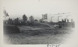 Clearing the site for the Sonoma County library