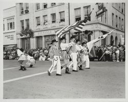 Santa Rosa Boys Club senior drill team color guard