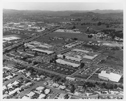 Aerial view of Sonoma County Administration Center